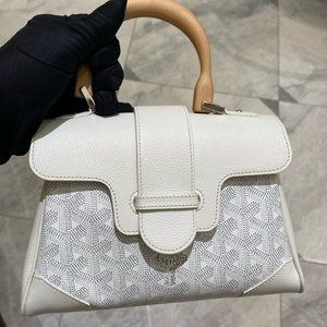 New Goyard Saigon Mini Souple White - 2023 - Hard to get color.